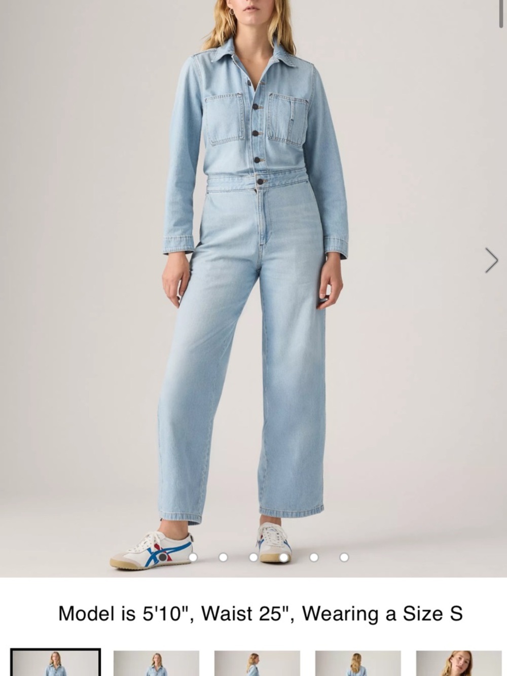Levi's Black Long-Sleeve Utility Jumpsuit - Picture 3 of 4